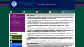 What Daotao.hcmulaw.edu.vn website looked like in 2021 (3 years ago)