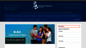 What Delhituitionguru.com website looked like in 2021 (3 years ago)