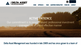 What Deltaasset.com website looked like in 2021 (3 years ago)