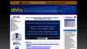 What Dhhs.nh.gov website looked like in 2021 (3 years ago)