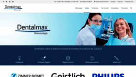 What Dentalmax.com.ar website looked like in 2021 (3 years ago)