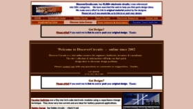 What Discovercircuits.com website looked like in 2021 (3 years ago)