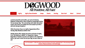 What Dogwoodagility.com website looked like in 2021 (3 years ago)