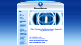 What Diagnostika-aury.cz website looked like in 2021 (3 years ago)