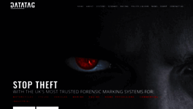 What Datatag.co.uk website looked like in 2021 (4 years ago)