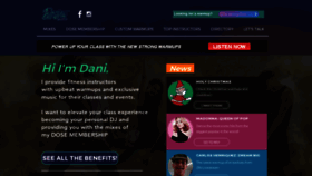 What Djdaniacosta.com website looked like in 2021 (3 years ago)