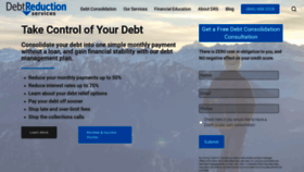 What Debtreductionservices.org website looked like in 2021 (5 years ago)