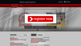 What Daytonladyhoopstars.org website looked like in 2021 (3 years ago)