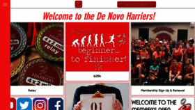What Denovoharriers.com website looked like in 2021 (3 years ago)