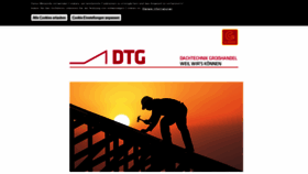 What Dtg-handel.de website looked like in 2021 (3 years ago)