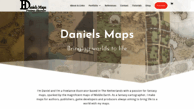 What Danielsmaps.com website looked like in 2021 (3 years ago)
