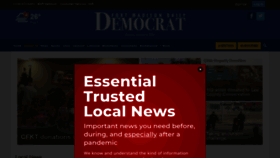 What Dailydem.com website looked like in 2021 (3 years ago)