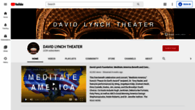 What Davidlynch.com website looked like in 2021 (3 years ago)