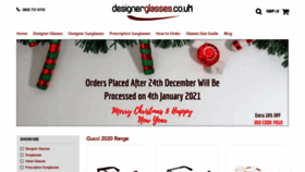 What Designerglasses.co.uk website looked like in 2021 (4 years ago)
