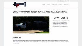 What Dfwtoilets.com website looked like in 2021 (3 years ago)