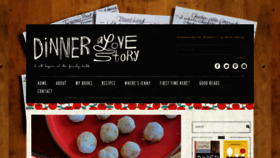 What Dinneralovestory.com website looked like in 2021 (3 years ago)