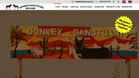 What Donkeysanctuary.org website looked like in 2021 (3 years ago)