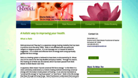 What Divinereiki.net website looked like in 2021 (3 years ago)