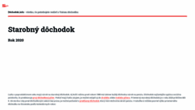 What Dochodok.info website looked like in 2021 (3 years ago)