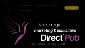What Direct-pub.fr website looked like in 2021 (3 years ago)
