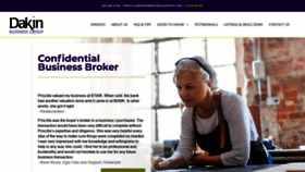 What Dakinbusinessgroup.com website looked like in 2021 (4 years ago)