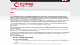 What Distributorssolutions.com website looked like in 2021 (3 years ago)