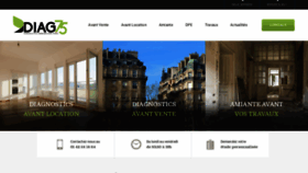 What Diag75.com website looked like in 2021 (3 years ago)