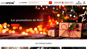 What Distriartisan.fr website looked like in 2021 (4 years ago)