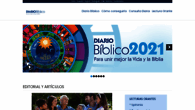 What Diariobiblico.org website looked like in 2021 (3 years ago)