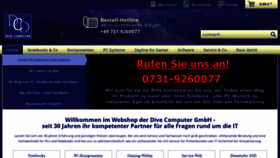 What Dive-computer.de website looked like in 2021 (3 years ago)