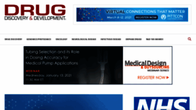 What Drugdiscoverytrends.com website looked like in 2021 (3 years ago)