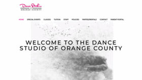 What Dancestudiooc.com website looked like in 2021 (3 years ago)