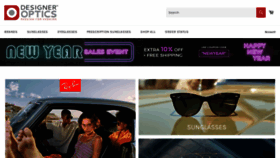 What Designeroptics.com website looked like in 2021 (3 years ago)