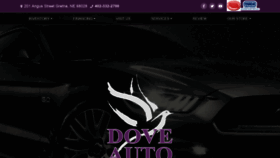 What Doveauto.com website looked like in 2021 (3 years ago)