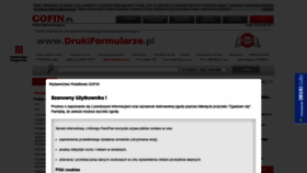 What Drukiformularze.pl website looked like in 2021 (3 years ago)