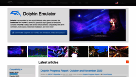 What Dolphin-emu.org website looked like in 2021 (3 years ago)