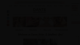 What Dantesalonandspa.com website looked like in 2021 (3 years ago)