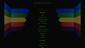 What Dev.bonga-online.de website looked like in 2021 (3 years ago)