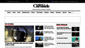 What Deccanchronicle.com website looked like in 2021 (3 years ago)
