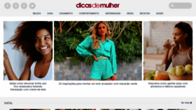 What Dicasdemulher.com.br website looked like in 2021 (3 years ago)