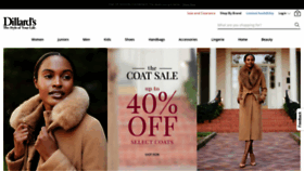 What Dillards.com website looked like in 2021 (3 years ago)