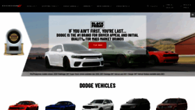 What Dodge.com website looked like in 2021 (3 years ago)