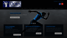 What Dornchiropractic.com website looked like in 2021 (3 years ago)
