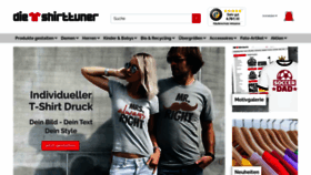 What Die-shirttuner.de website looked like in 2021 (3 years ago)