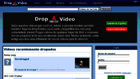 What Dropavideo.com website looked like in 2011 (13 years ago)