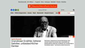 What Deutschlandfunkkultur.de website looked like in 2021 (3 years ago)