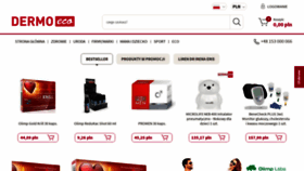 What Dermoeco.pl website looked like in 2021 (4 years ago)