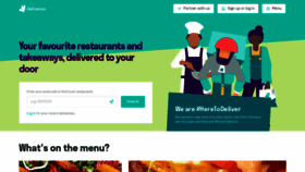 What Deliveroo.com.sg website looked like in 2021 (3 years ago)
