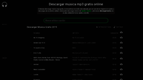 What Descargarmusica.me website looked like in 2021 (3 years ago)