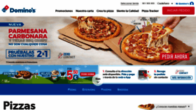 What Dominospizza.es website looked like in 2021 (3 years ago)